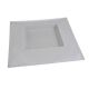 model 2 - Vas plastic patrat color pentru decoratiuni florale